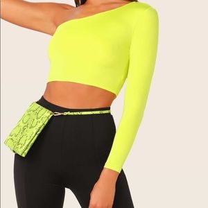 TWO🌹 One Shoulder Crop Top Bundle ⚡️